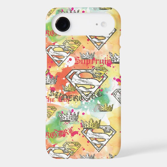 Supergirl Crown Pattern Case-Mate Samsung Galaxy Case (Back)