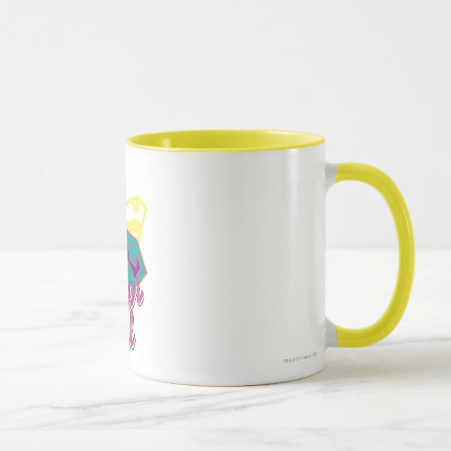 Supergirl Cursive Mug (Right)