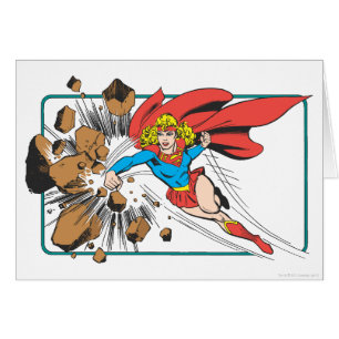 Supergirl Destroys Boulder