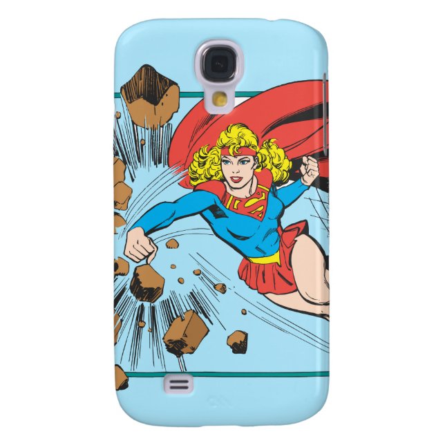 Supergirl Destroys Boulder Case-Mate Samsung Galaxy Case (Back)