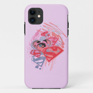 Supergirl Diamonds and Lips iPhone 11 Case