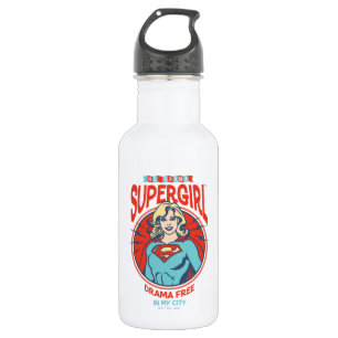 Supergirl Drama Free In My City 532 Ml Water Bottle