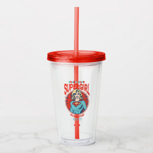 Supergirl Drama Free In My City Acrylic Tumbler