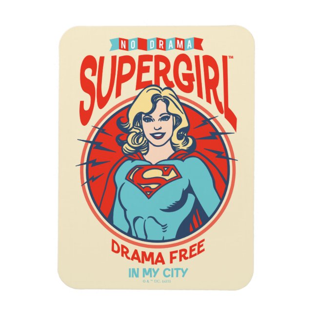 Supergirl Drama Free In My City Magnet (Vertical)