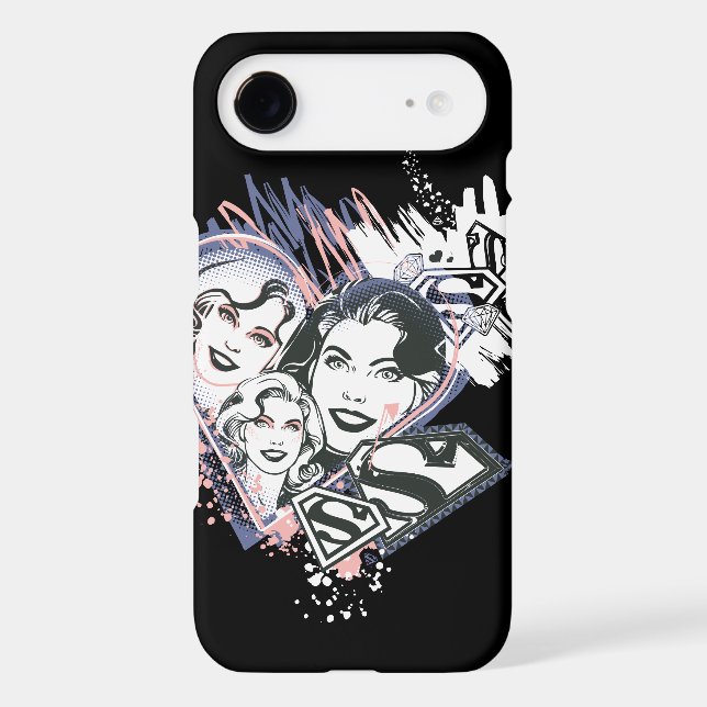 Supergirl Face Collage Case-Mate Samsung Galaxy Case (Back)