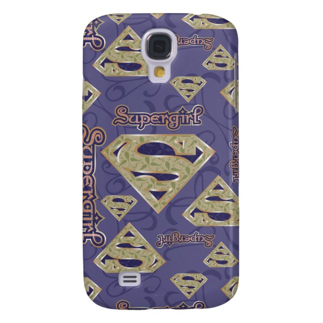 Supergirl Fancy Logo Collage Case-Mate Samsung Galaxy Case (Back)