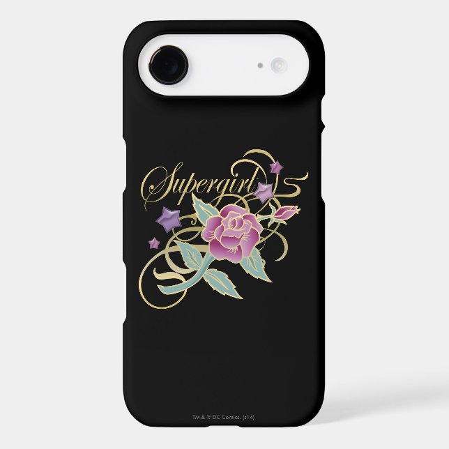Supergirl Fancy Roses Case-Mate iPhone Case (Back)