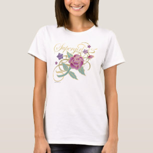 Supergirl Fancy Roses T-Shirt