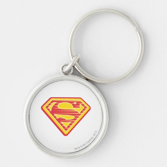 Supergirl Far-Out Logo Key Ring (Front)