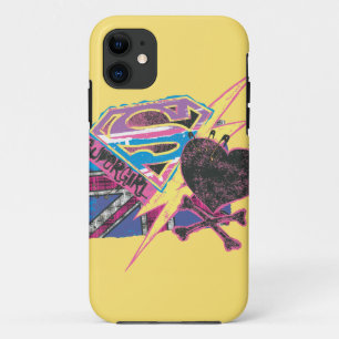 Supergirl Flag and Crossbones iPhone 11 Case