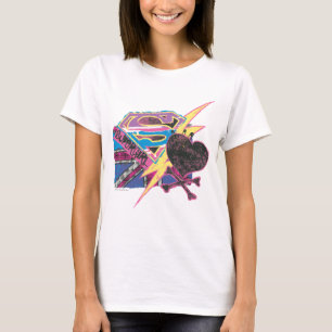 Supergirl Flag and Crossbones T-Shirt