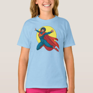 Supergirl Flying in Blue Suit T-Shirt