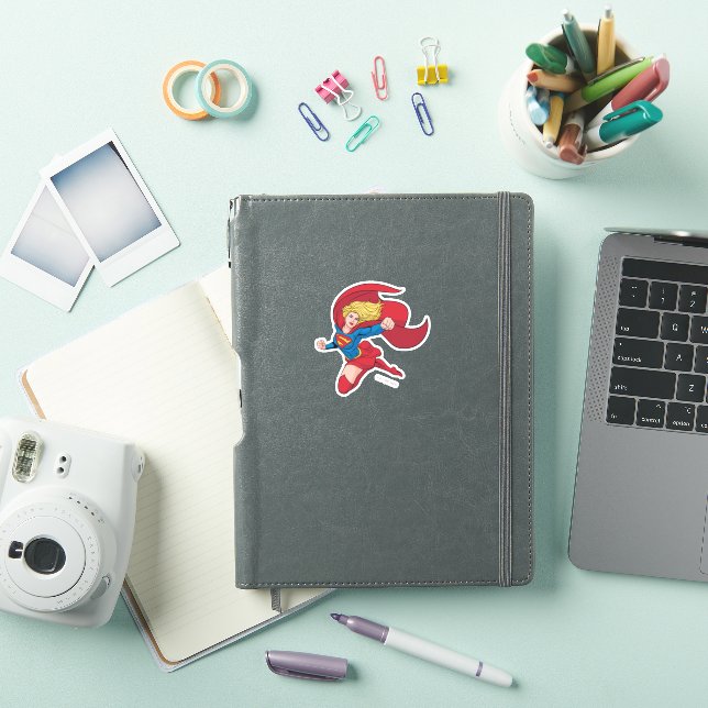 Supergirl Flying Upwards Illustration (iPad Cover)