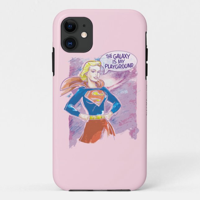 Supergirl Galaxy Case-Mate iPhone Case (Back)