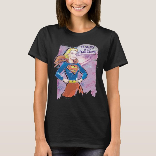 Supergirl Galaxy T-Shirt (Front)