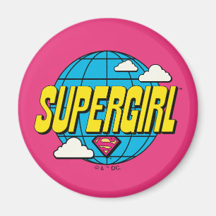 Supergirl Global Pop Graphic Magnet