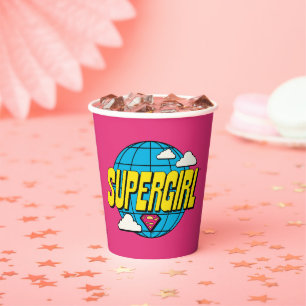 Supergirl Global Pop Graphic Paper Cups