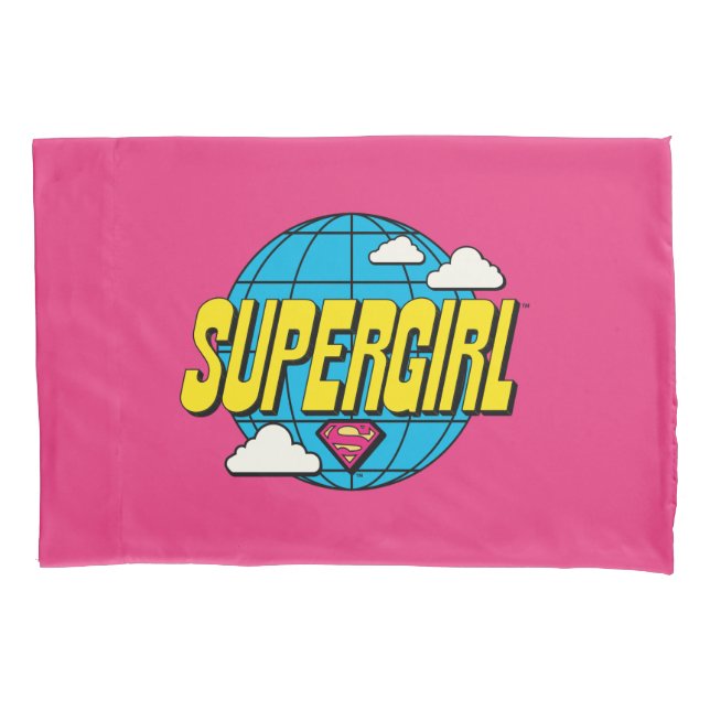 Supergirl Global Pop Graphic Pillowcase (Front)