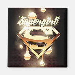 Supergirl Gold Drips Magnet
