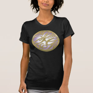 Supergirl Gold & Purple Circle Logo T-Shirt