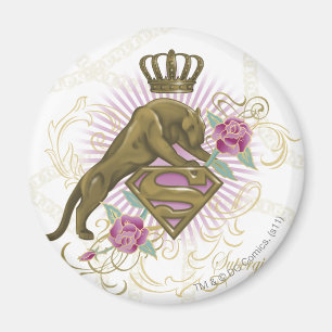 Supergirl Golden Cat 4 Magnet
