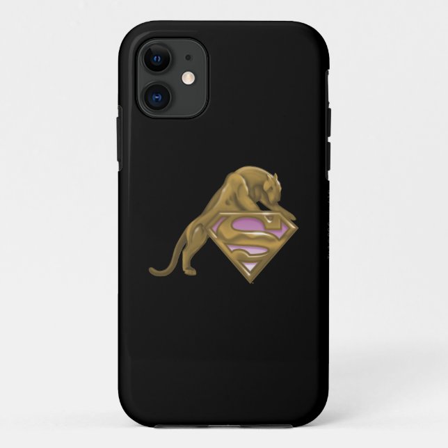 Supergirl Golden Cat Case-Mate iPhone Case (Back)