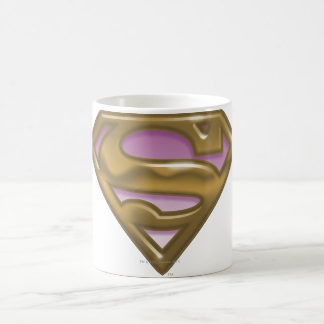Supergirl Golden Logo Coffee Mug (Center)