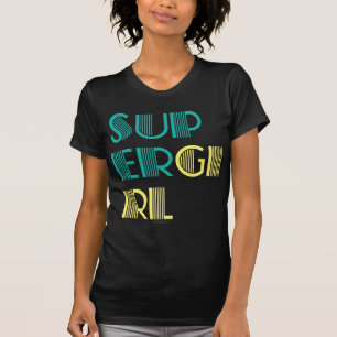 Supergirl Green and Yellow T-Shirt