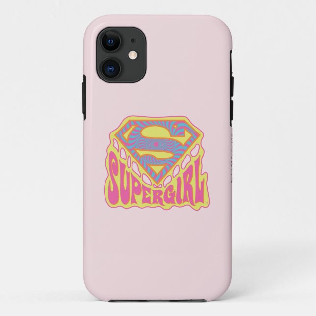 Supergirl Groovy Logo Case-Mate iPhone Case (Back)