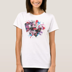 Supergirl Grunge Design T-Shirt