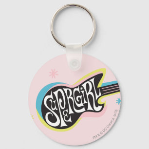 Supergirl Guitar Key Ring