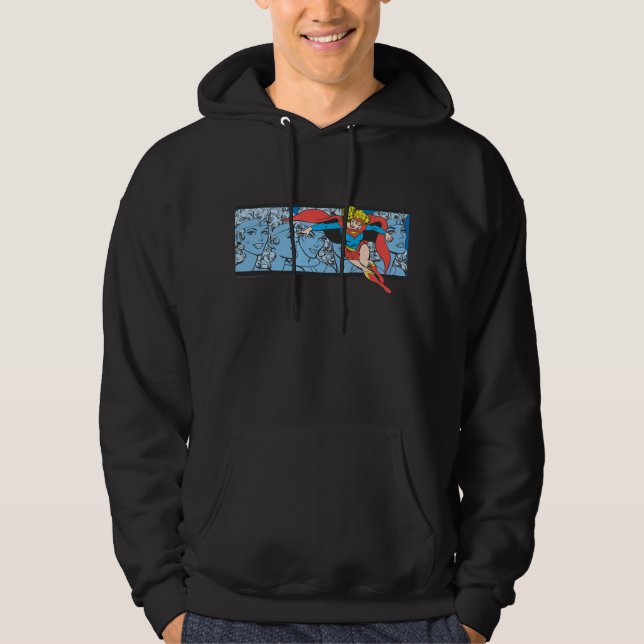 Supergirl Head Shots Hoodie (Front)