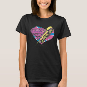 Supergirl Heart and Bolt T-Shirt
