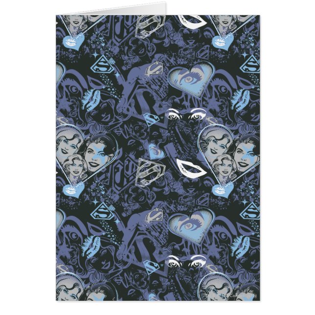 Supergirl Hearts and Lips Pattern (Front)