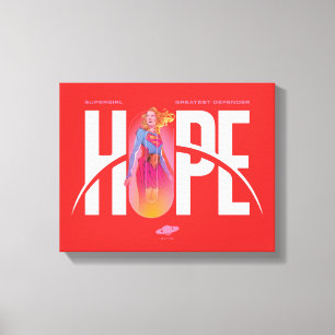 Supergirl Hope Canvas Print