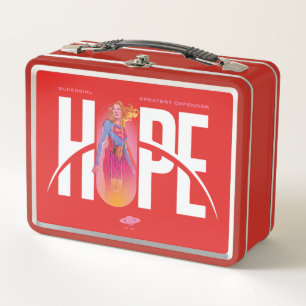 Supergirl Hope Metal Lunch Box