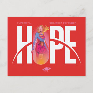 Supergirl Hope Postcard