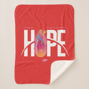 Supergirl Hope Sherpa Blanket