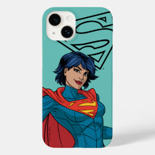 Supergirl Hovering in Blue Suit Case-Mate iPhone 14 Case