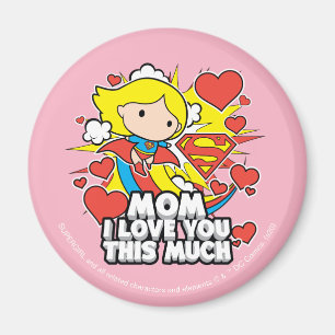 Supergirl   I Love You This Much Magnet