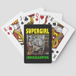 SUPERGIRL INDICA SATIVA PLAYING CARDS
