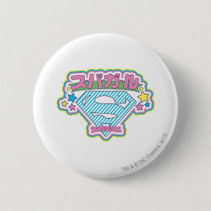 Supergirl J-Pop 12 6 Cm Round Badge