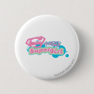 Supergirl J-Pop 3 6 Cm Round Badge