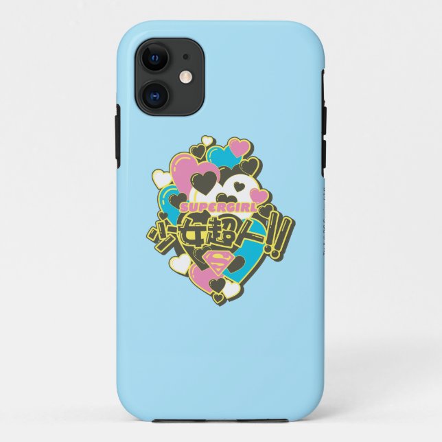 Supergirl J-Pop 4 Case-Mate iPhone Case (Back)