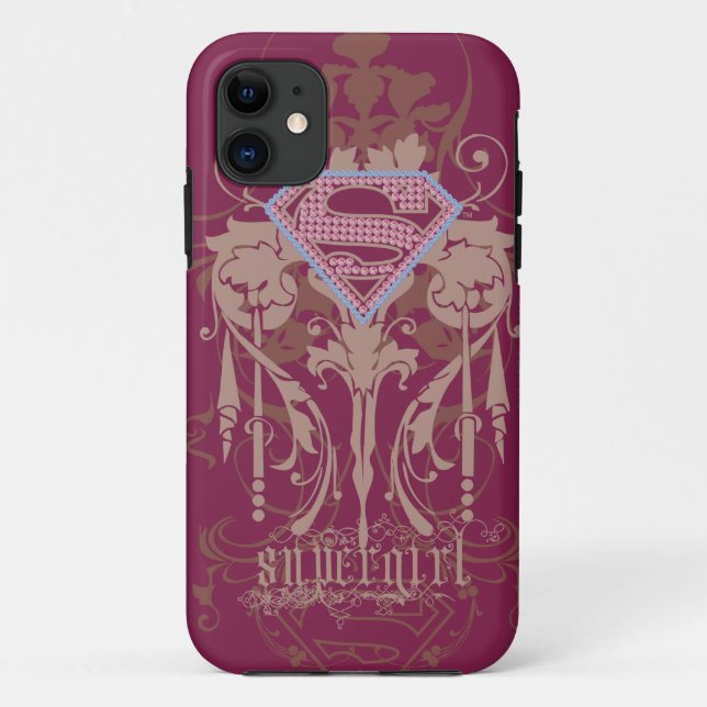 Supergirl Jewel Logo Case-Mate iPhone Case (Back)