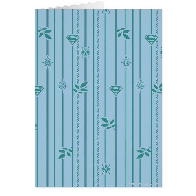 Supergirl Leaf Pattern Blue (Front)