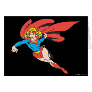 Supergirl Leaps and Punches