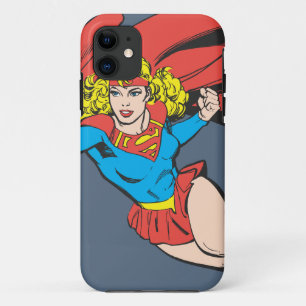 Supergirl Leaps and Punches iPhone 11 Case
