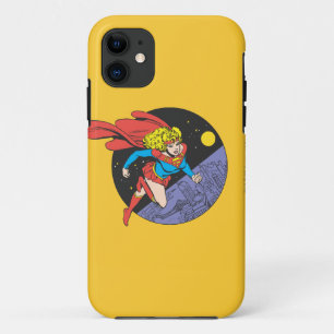 Supergirl Leaps in Space iPhone 11 Case