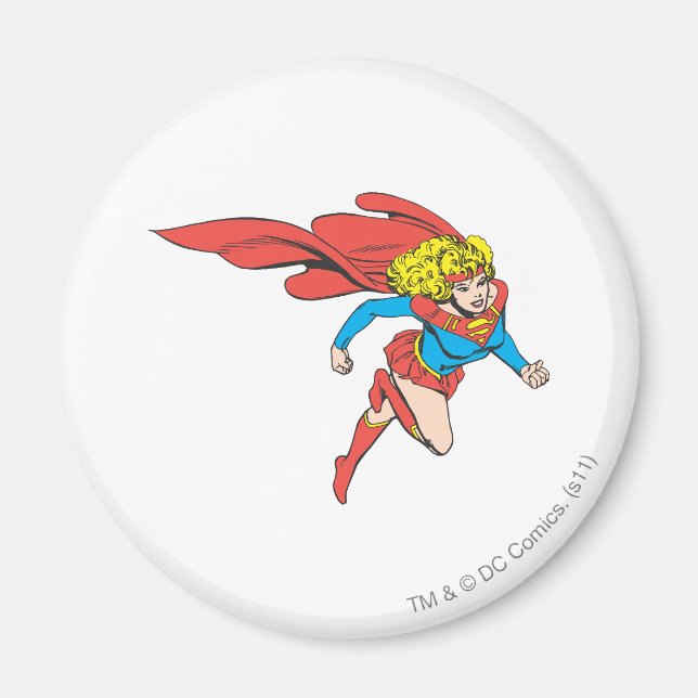 Supergirl Leaps Right Magnet (Front)